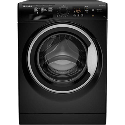 10kg Black Freestanding Hotpoint Washing Machine