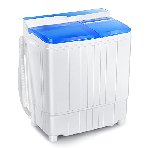 TANGZON Portable Twin Tub Washer & Spin Dryer Combo