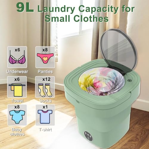 Mini Portable Washing Machine with 3 Cleaning Modes