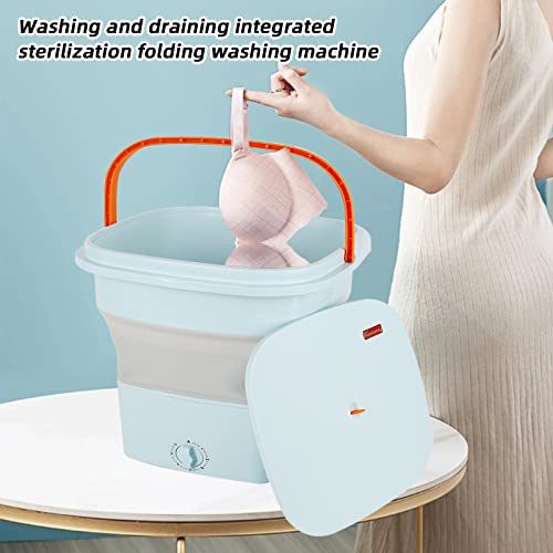12L Portable Washing Machine with Spin Dryer and Drain Basket