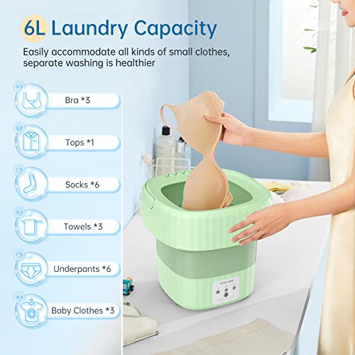 Compact Portable Mini Washing Machine for Baby Clothes, Underwear