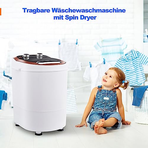OFCASA Portable 2-in-1 Washing Machine with Timer Control