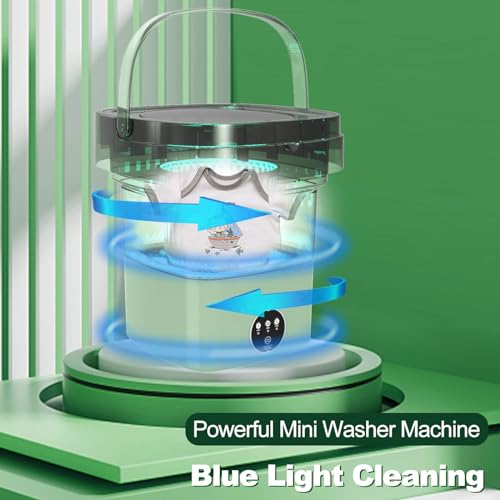 Mini Portable Washing Machine with 3 Cleaning Modes