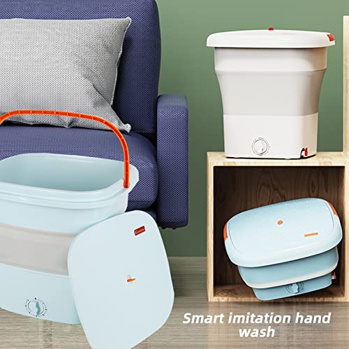 12L Portable Washing Machine with Spin Dryer and Drain Basket