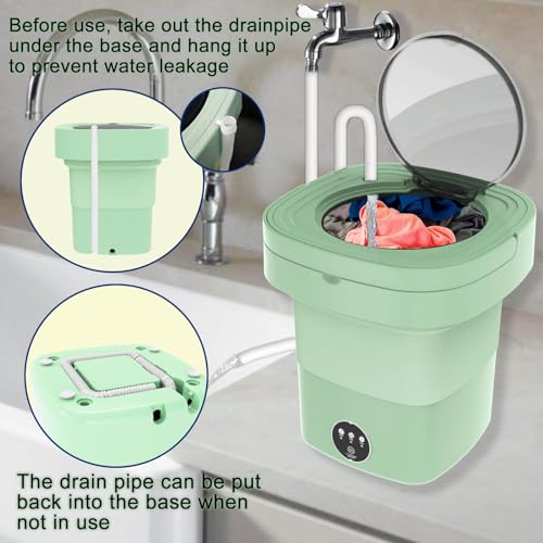Mini Portable Washing Machine with 3 Cleaning Modes