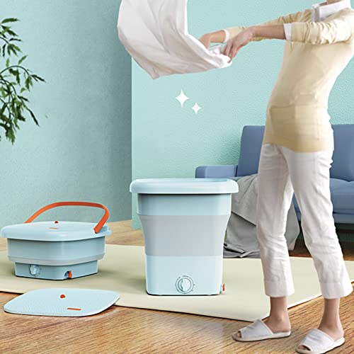 12L Portable Washing Machine with Spin Dryer and Drain Basket