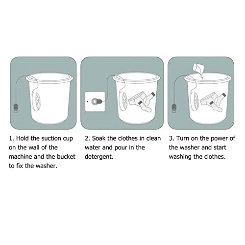 TOPINCN Mini Ultrasonic Turbine Portable Turbo Washer