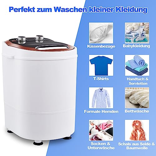 OFCASA Portable 2-in-1 Washing Machine with Timer Control