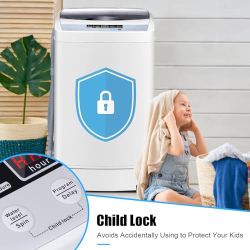 COSTWAY Portable Compact Washer Spin Dryer - 2 in 1