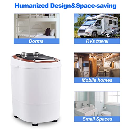 OFCASA Portable 2-in-1 Washing Machine with Timer Control