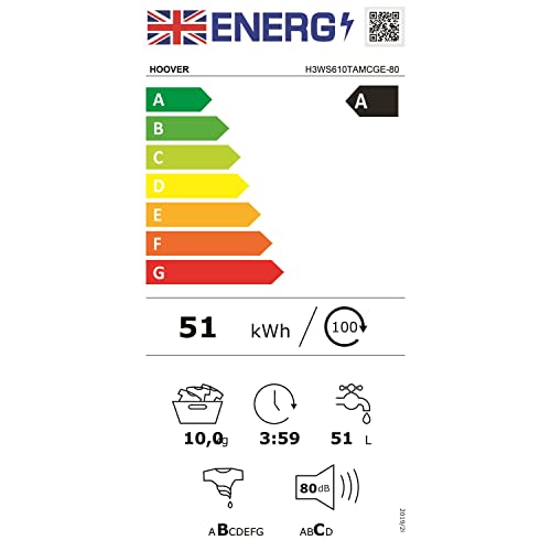 Hoover 10kg Freestanding Washing Machine - Graphite