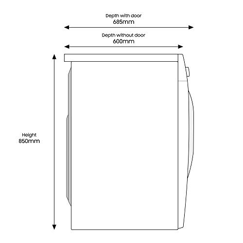 Samsung Freestanding Washer Dryer with ecobubble™ Technology