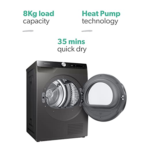 8Kg Heat Pump Tumble Dryer - DV80T5220AX/S1