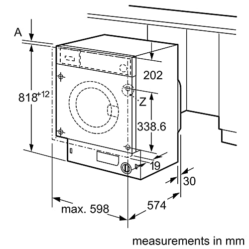 Bosch Serie 6 Built-In Washer, 8kg Capacity
