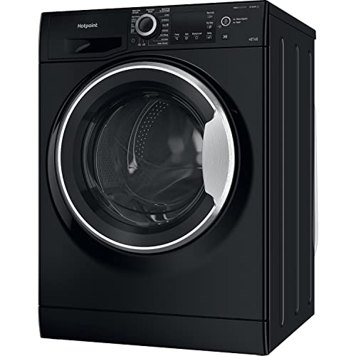 Hotpoint 9/6 kg Freestanding Washer Dryer, Black