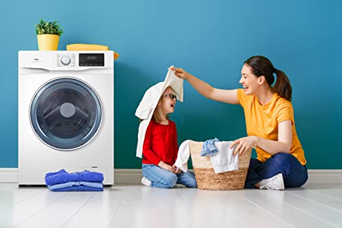 TCL 9kg White Freestanding Washing Machine - Steam