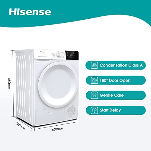 Hisense 8 KG Front Load Tumble Dryer - White
