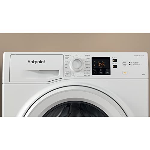 9kg Freestanding White Washer, 1600rpm