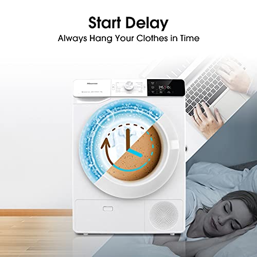 Hisense 8 KG Front Load Tumble Dryer - White