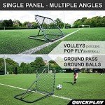 QuickPlay PRO Adjustable Angle Soccer Rebounder Net