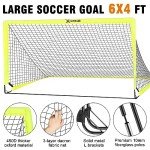 Portable Pop-Up Soccer Goal Set with Ball & Cones