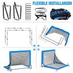 Backyard Soccer Goal Set for Kids - 2 Nets