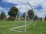 Regulation Size Portable Steel Soccer Goal