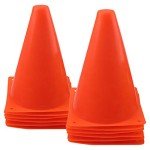 7-Inch Plastic Traffic Cones for Sports Training