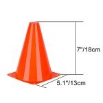 24 Pack 7-Inch Soccer Training Field Cones