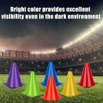 24 Pack 7-Inch Soccer Training Field Cones