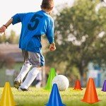 24 Pack 7-Inch Soccer Training Field Cones