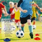40-Pack GSi Mini Soccer Cones for Agility Training