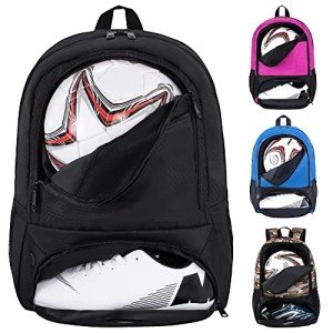 Himal Outdoors Soccer Backpack with Cleat and Ball Holder