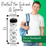 50 Strong Kids Soccer Water Bottle - 22 oz