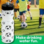 50 Strong Kids Soccer Water Bottle - 22 oz