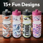 50 Strong Kids Soccer Water Bottle - 22 oz