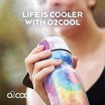 O2COOL Soccer Insulated Mist N' Sip Bottle 20 oz