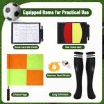 ZhouBoat 6-Piece Soccer Referee Kit for Adults