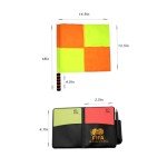 Soccer Referee Flag Set with Whistles and Cards