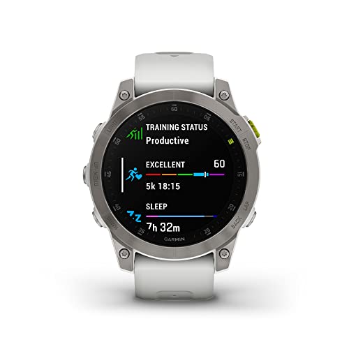 Garmin epix Gen 2 Adventure Smartwatch - White Titanium