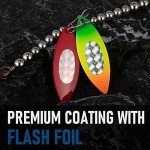 Dr.Fish Musky Spinnerbaits 3 Pack - 7" Orange