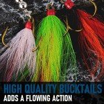 Dr.Fish Musky Spinnerbaits 3 Pack - 7" Orange