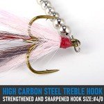 Dr.Fish Musky Spinnerbaits 3 Pack - 7" Orange