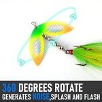 Dr.Fish Musky Spinnerbaits 3 Pack - 7" Orange