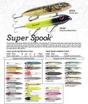 Heddon Super Spook Topwater Lure – Bone/Silver