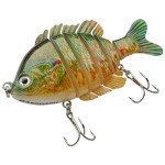 BASSDASH Multi-Jointed Panfish Swimbaits Lures