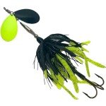 Berserker Bucktail Fishing Lure - Black/Chartreuse