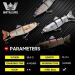 Electric Robotic Fishing Lures with LED Lights