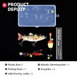 Electric Robotic Fishing Lures with LED Lights