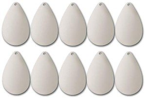 Smooth Magnum Musky Bucktail Spinner Blades